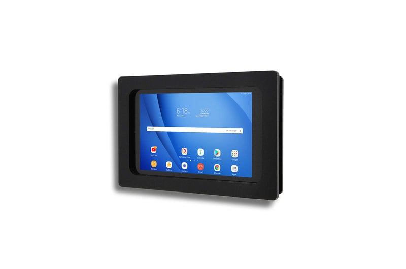 TABcare Security Anti-Theft Acrylic VESA Enclosure for Samsung Galaxy TAB A 10.1 2019 SM-T510 with Wall Mount Kit (Black, TAB A 10.1 2019) - Image 1